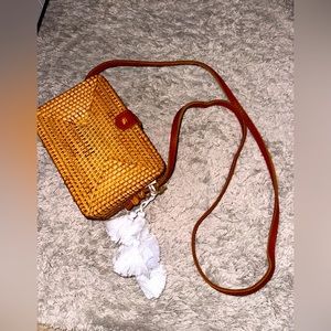 Chic picnic 🧺 beautiful summer boho spring crossbody bag purse fashion bamboo